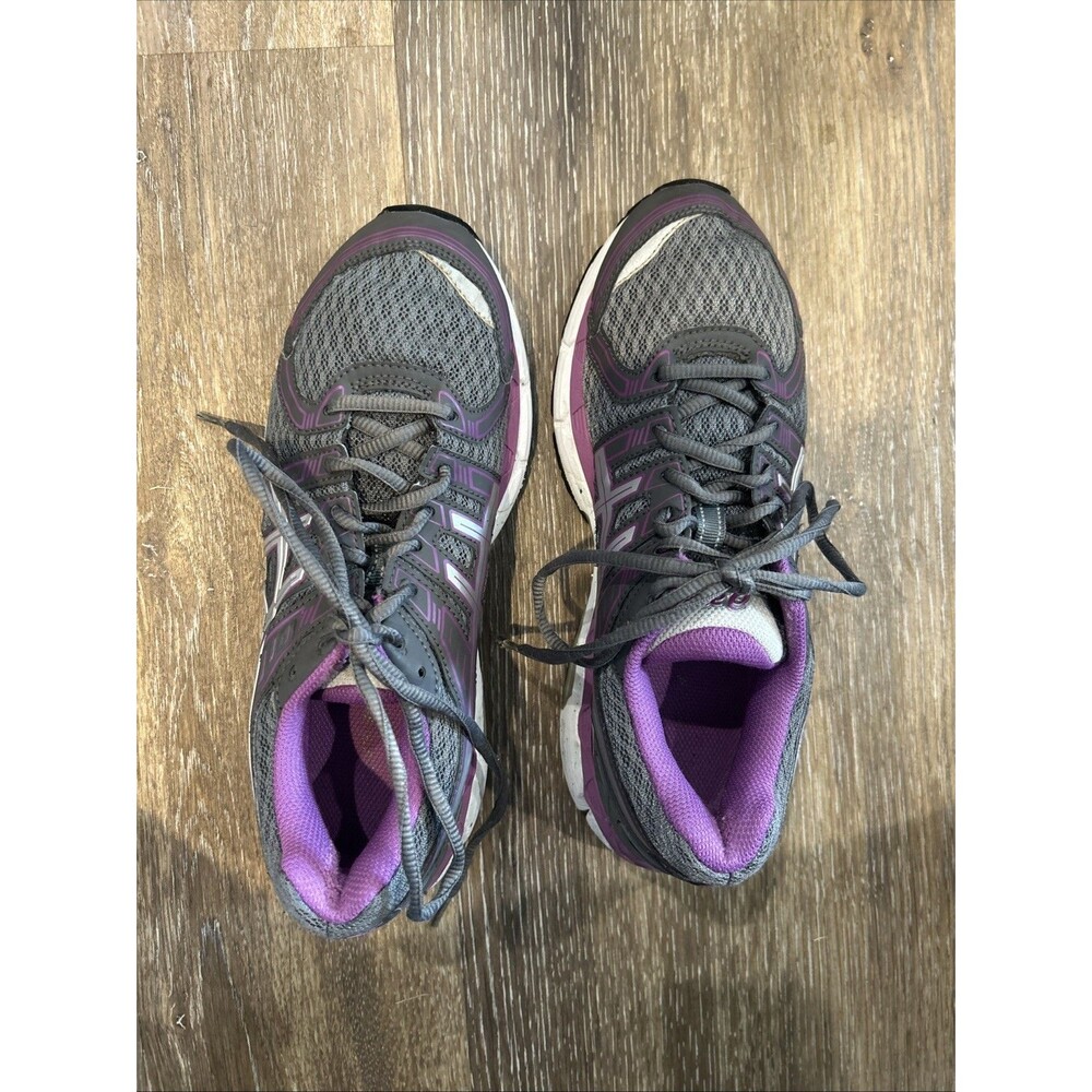 S22 ASICS Gel-Forte Gray Purple Running Shoes Women’s Size 8.5M